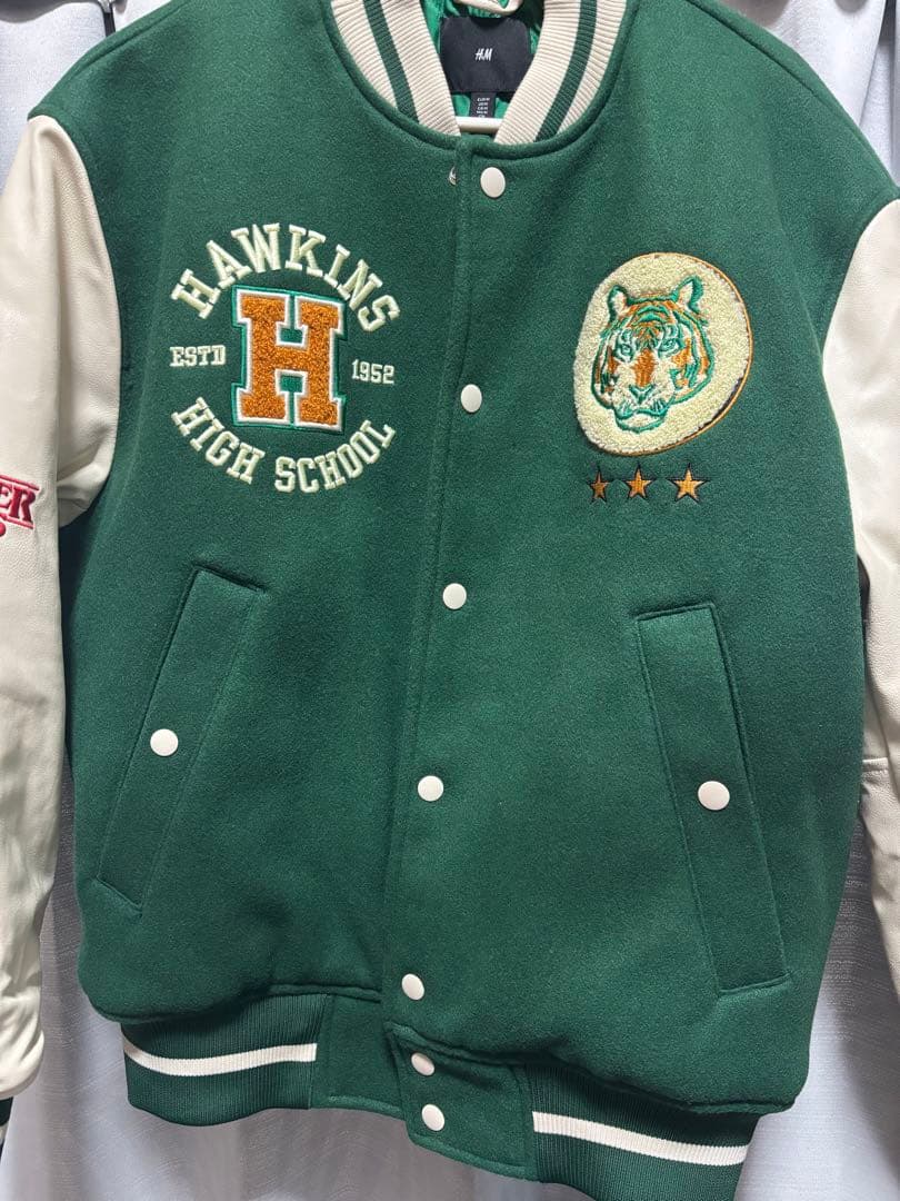 ストレンジャーシングス　ベースボールジャケット　スタジャン　 美品　M