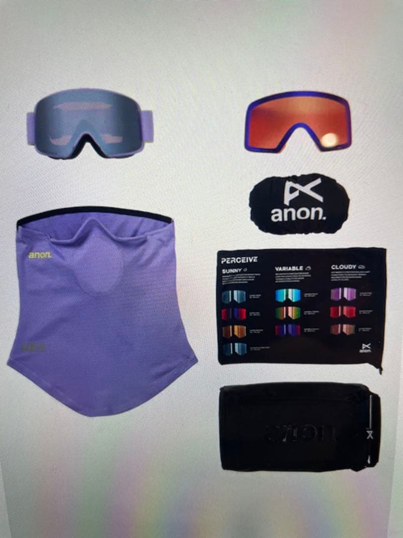 anon. 25-26 M6 HYPER LILAC ゴーグル ローブリッジ