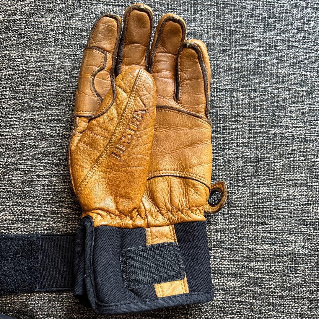 Hestra レザーグローブ サイズ7 ブラウン