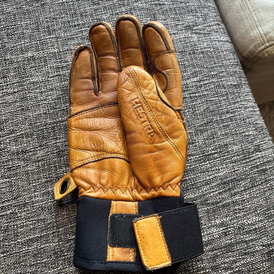 Hestra レザーグローブ サイズ7 ブラウン