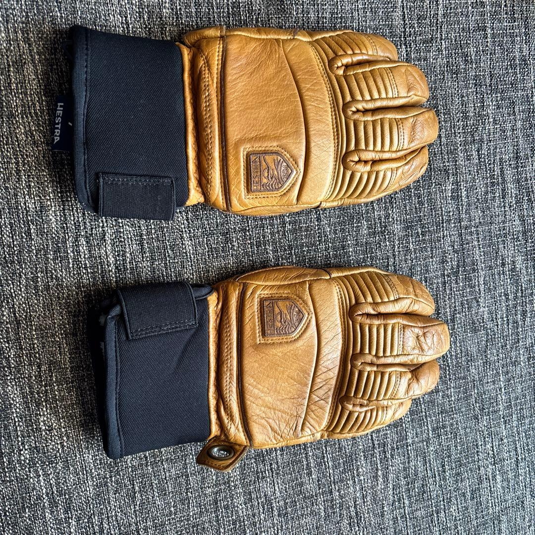 Hestra レザーグローブ サイズ7 ブラウン