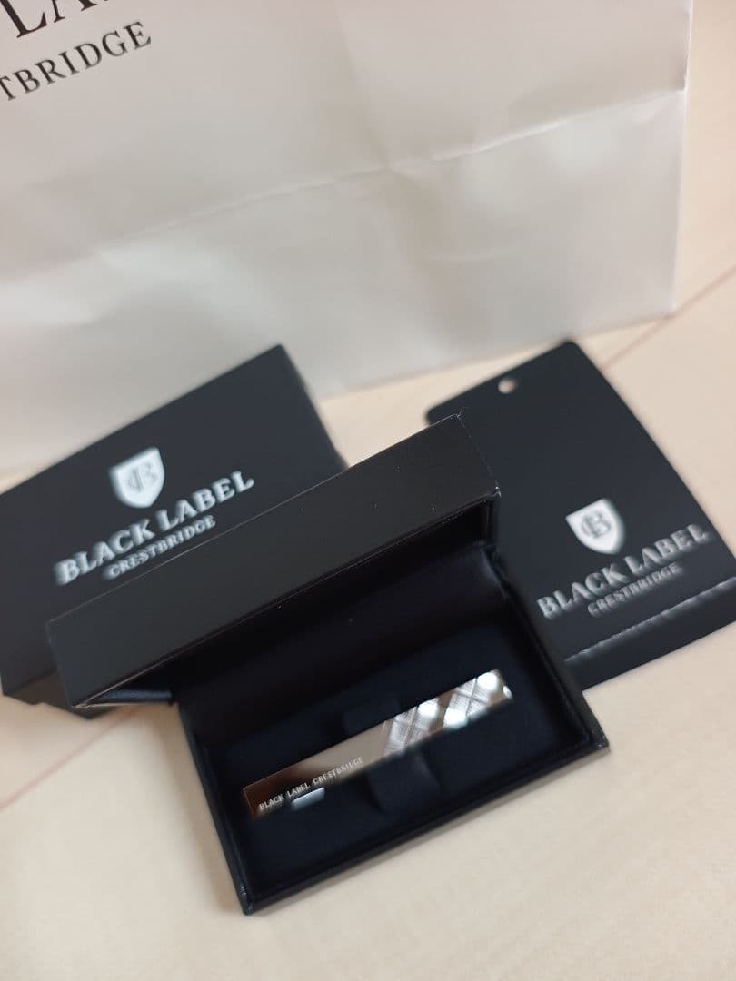 【新品タグ付き】ブラックレーベル クレストブリッジ　ネクタイピン　タイバー