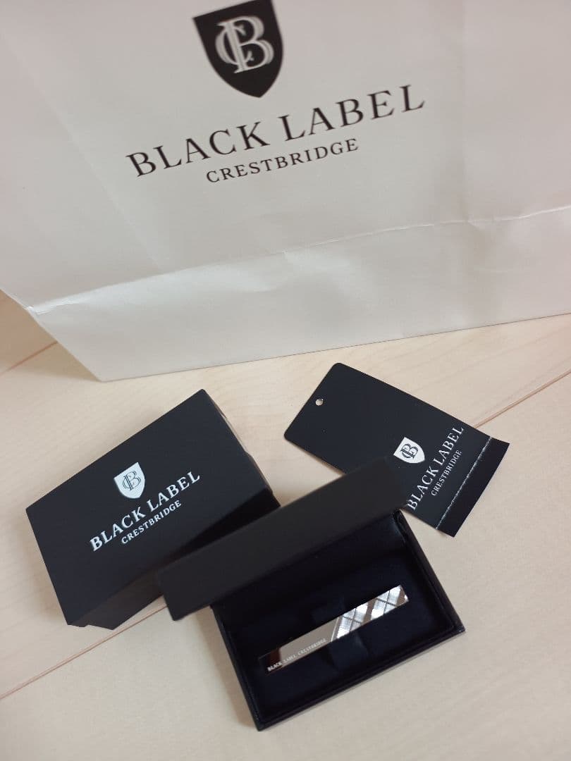 【新品タグ付き】ブラックレーベル クレストブリッジ　ネクタイピン　タイバー