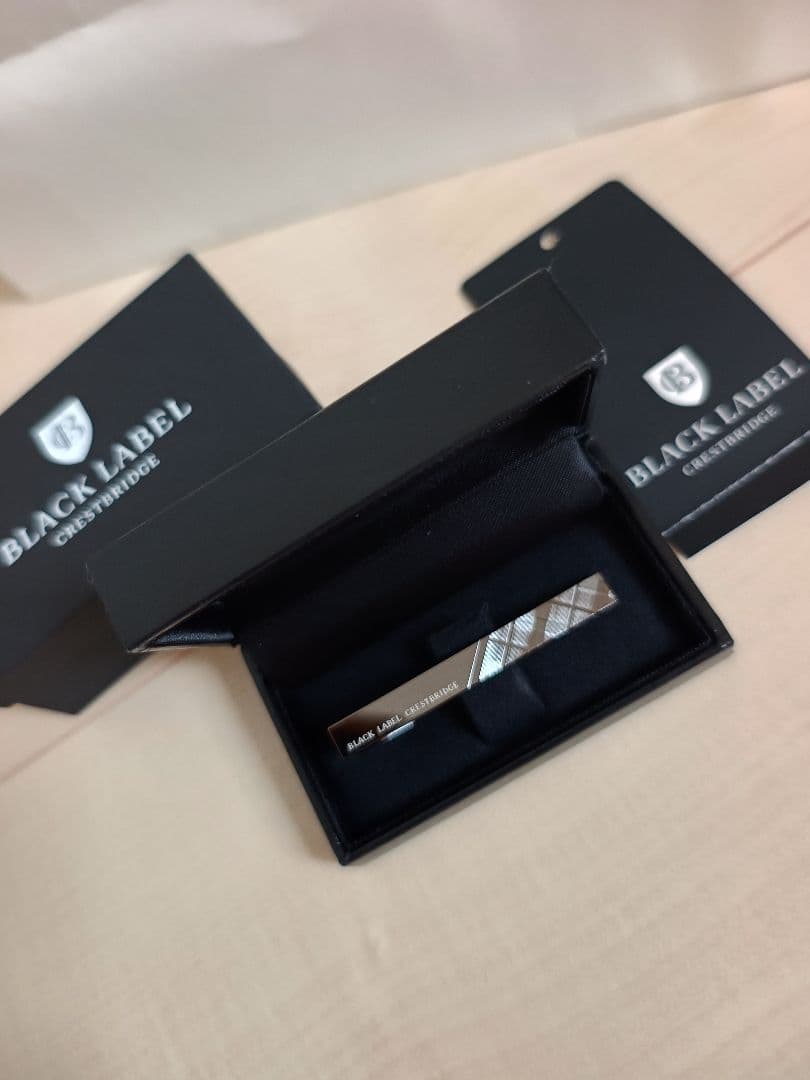 【新品タグ付き】ブラックレーベル クレストブリッジ　ネクタイピン　タイバー
