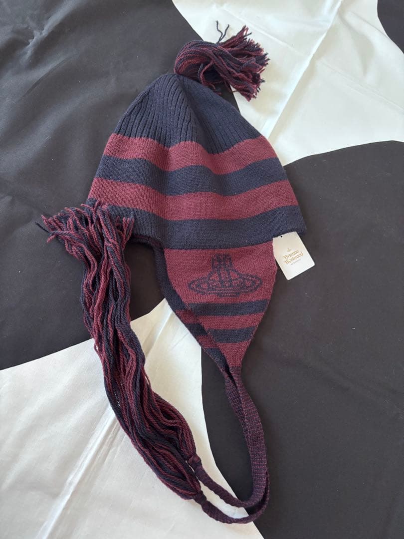 Vivienne Westwood ニット帽 ストライプ