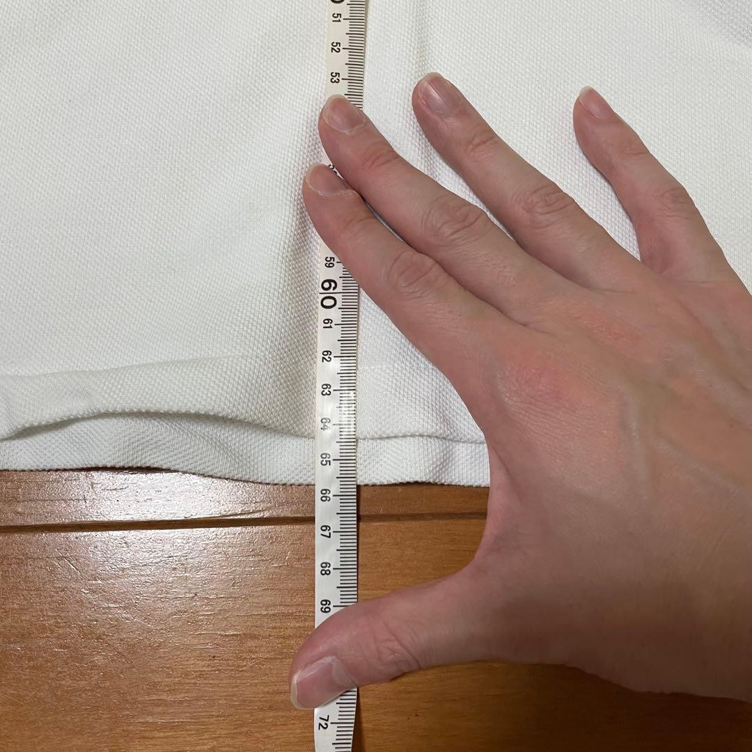 アミパリス　ami アミアレクサンドルマテュッシ　ホワイト ポロシャツ