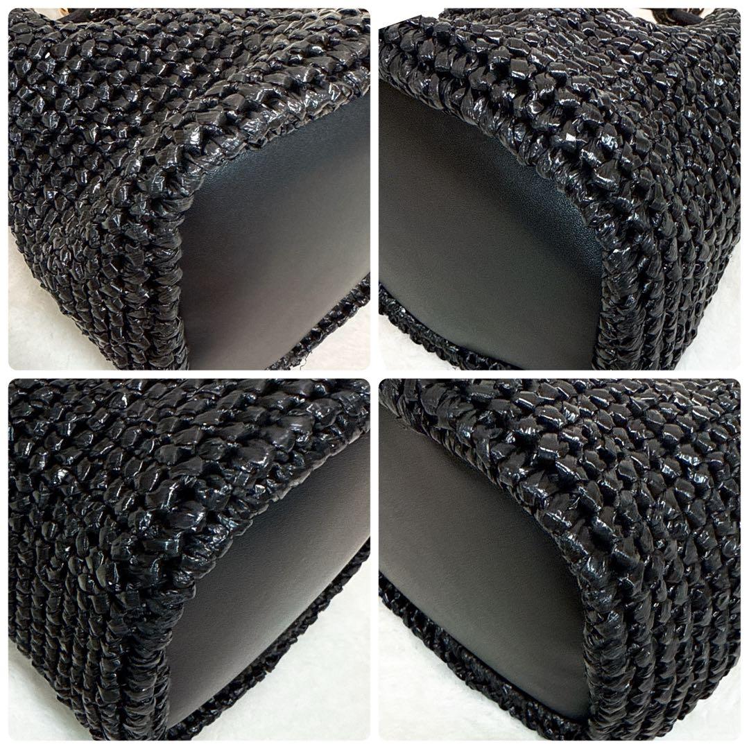 現行 極美品✨ フルラ ミオニード 2024SS ミニバッグ 巾着 ポーチ 黒