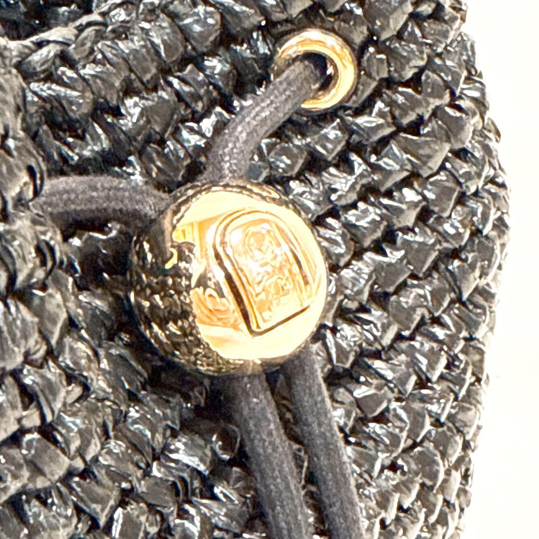 現行 極美品✨ フルラ ミオニード 2024SS ミニバッグ 巾着 ポーチ 黒