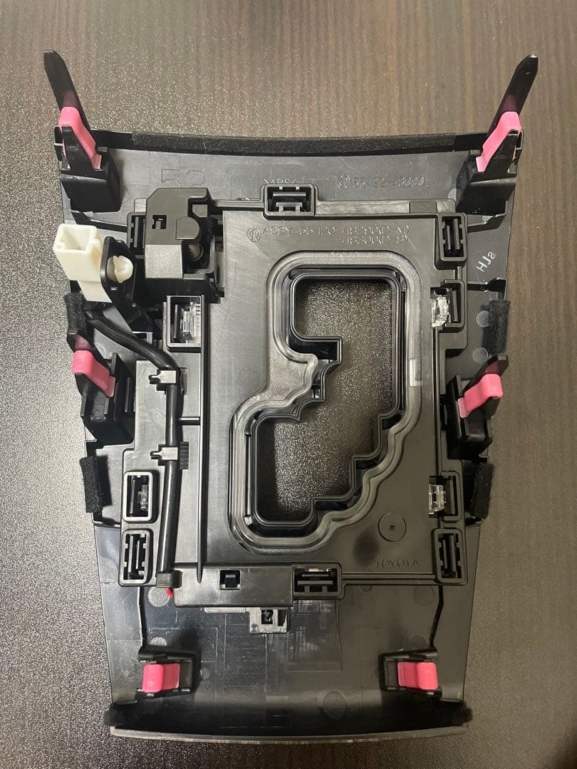 60系ハリアー前期　シフトパネル　木目調