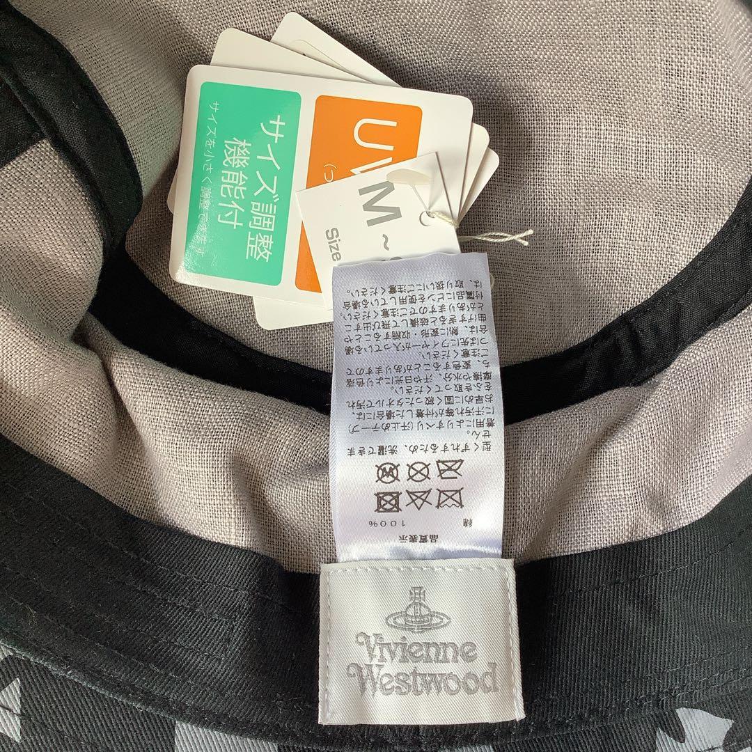 新品★ヴィヴィアンウエストウッド★ORB DOTSバケットハット★ブラック