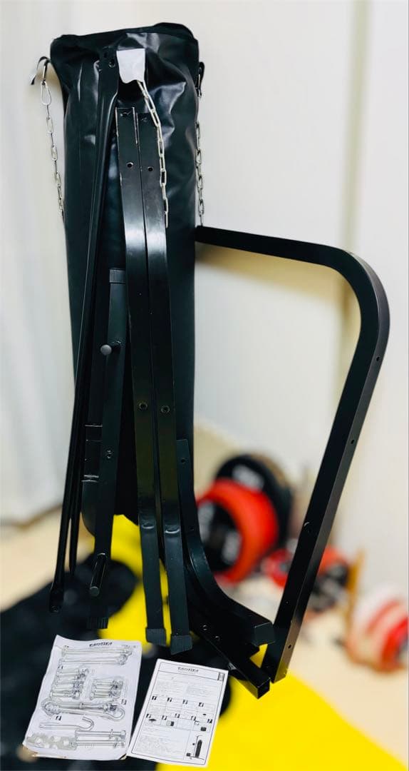 【引き取り限定（大阪）】サンドバッグ スタンド付き 約150cm