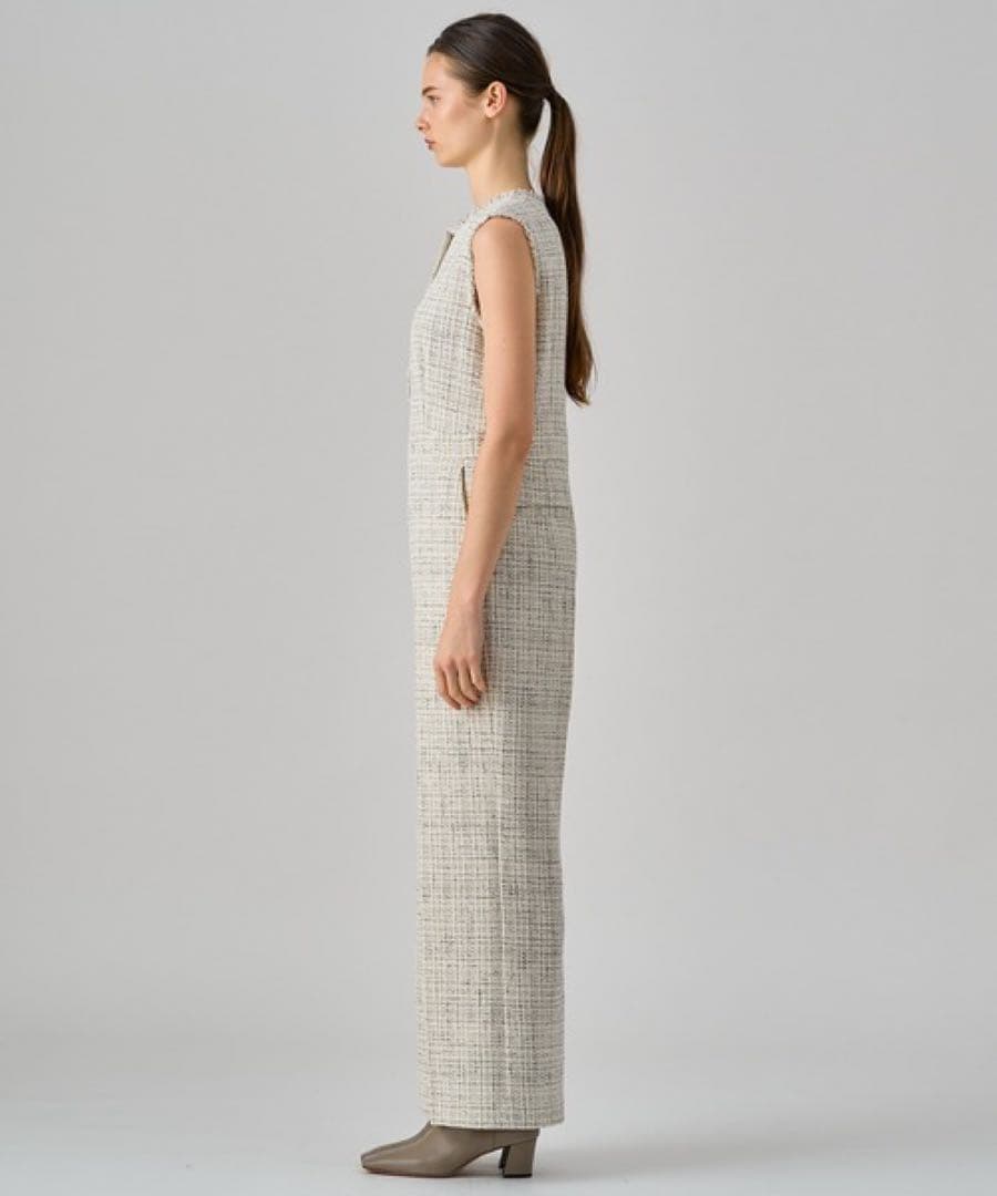 ANAYI オールインワントライスピンツィードオールインワン※ きき