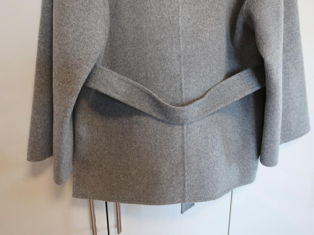 Theory ・カシミヤ混ベルト付きコート ウールコート■グレー■ S■ 7万