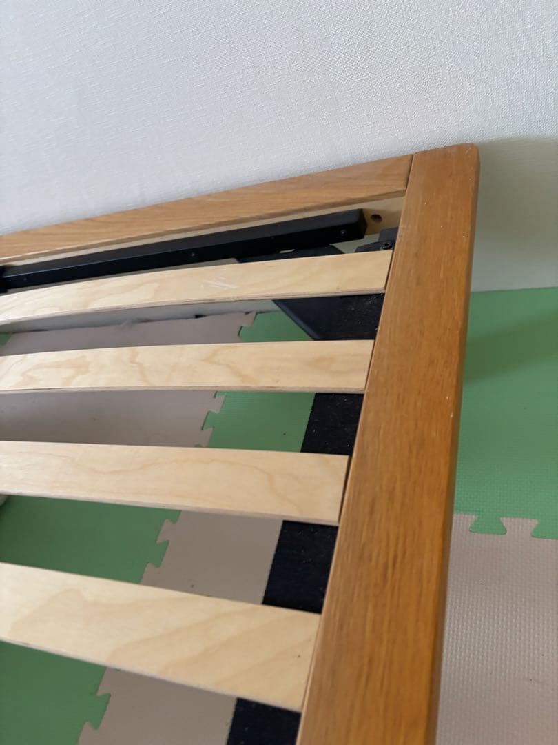 無印良品　ベッドフレーム　ダブル・オーク材