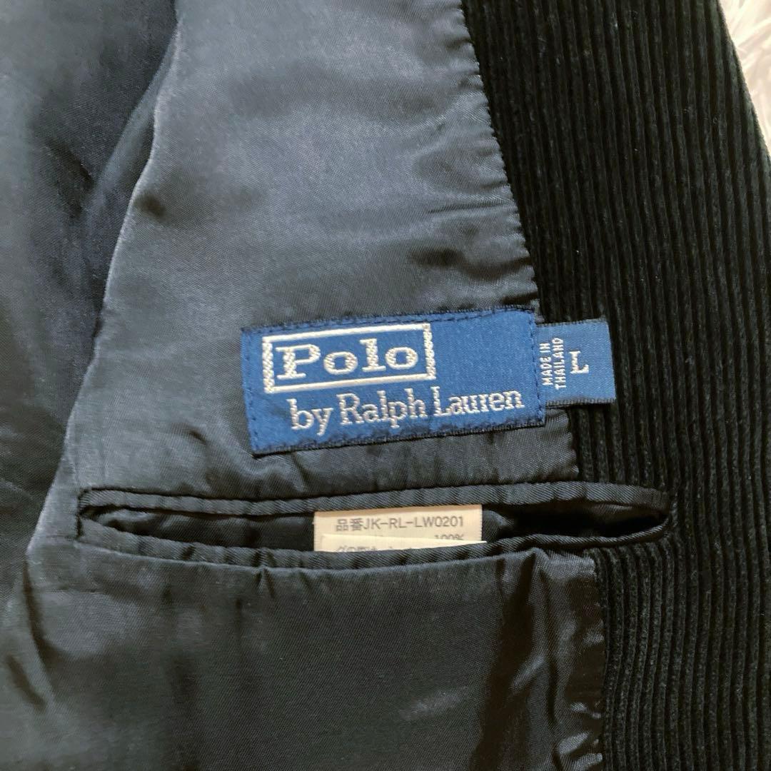 【ヴィンテージ】ポロバイラルフローレン　 コーデュロイ テーラードジャケット　L