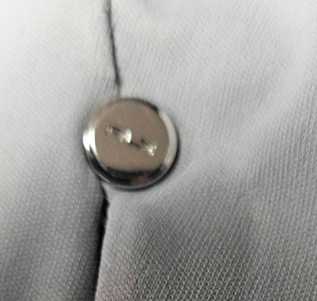 送料無料/超美品RLX RALPH LAUREN ハーフジップ半袖グレー（M)