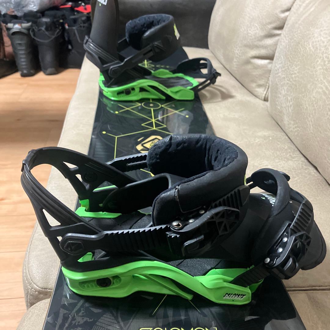 SALOMON SIGHT 153 × SALOMON DISTRICT M