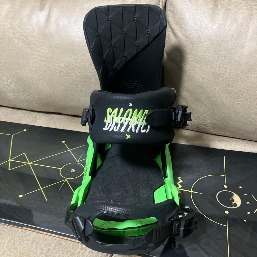 SALOMON SIGHT 153 × SALOMON DISTRICT M