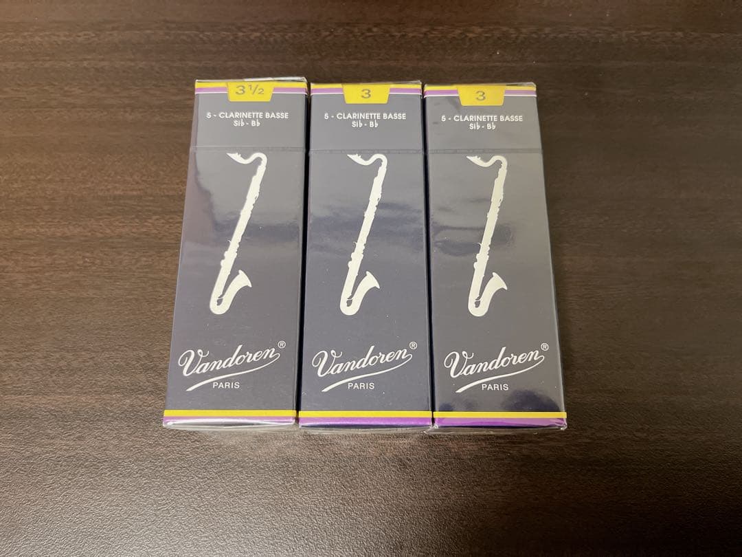 バスクラリネット リード 5本入り 3箱