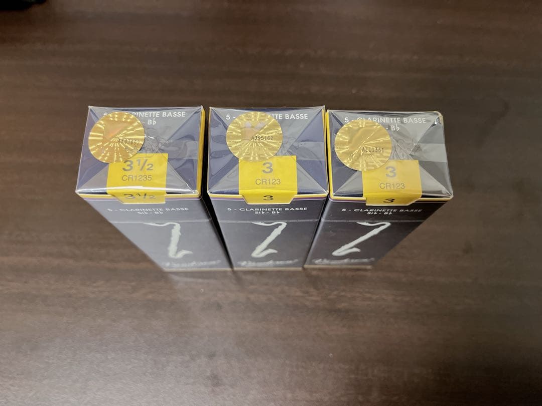 バスクラリネット リード 5本入り 3箱