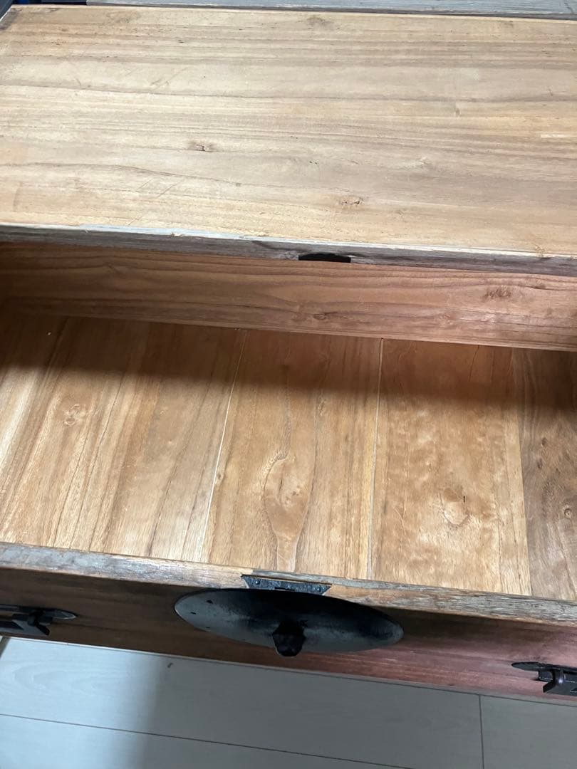 ②★希少★おしゃれ　大正時代 絹ダンス　和ダンス　和箪笥 収納家具【引取限定】