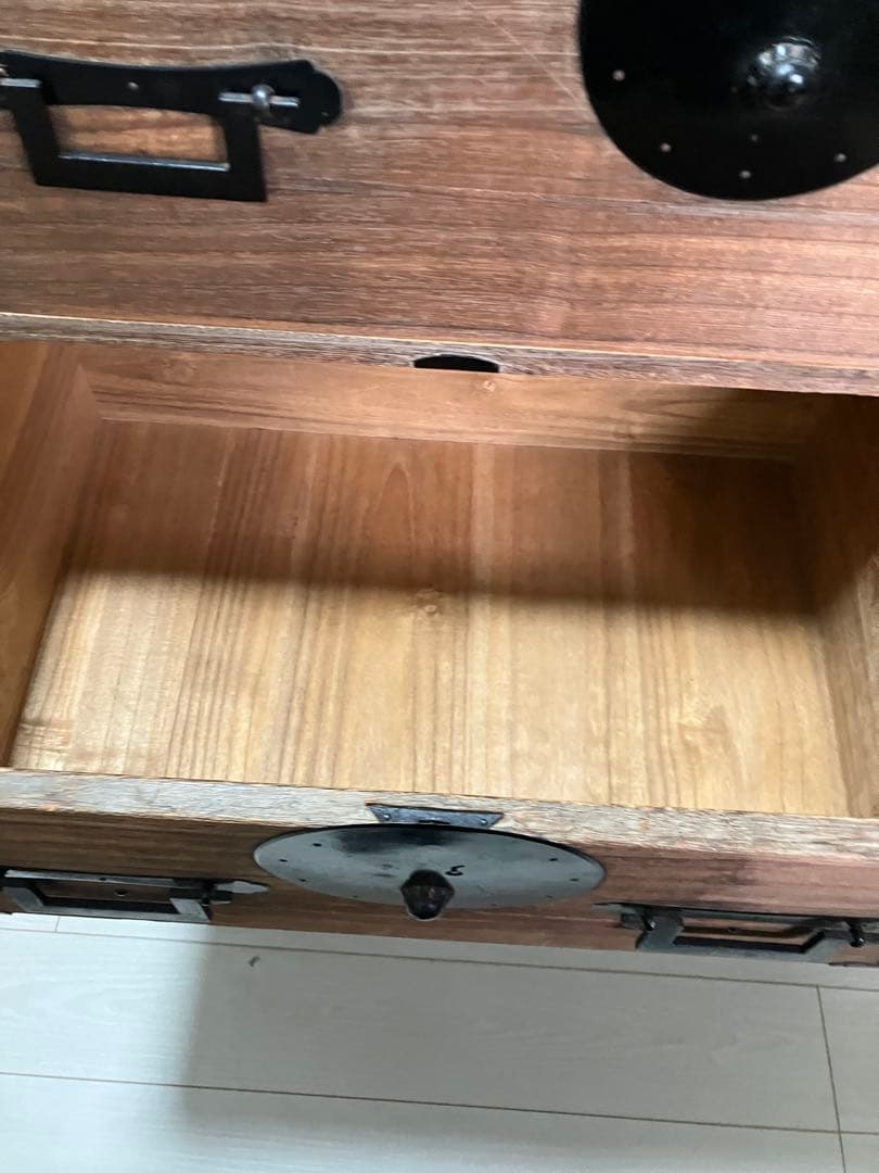 ②★希少★おしゃれ　大正時代 絹ダンス　和ダンス　和箪笥 収納家具【引取限定】