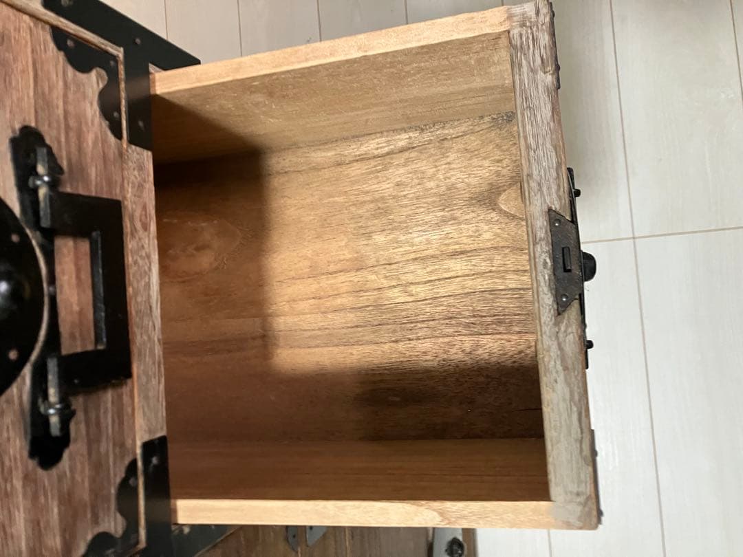 ②★希少★おしゃれ　大正時代 絹ダンス　和ダンス　和箪笥 収納家具【引取限定】