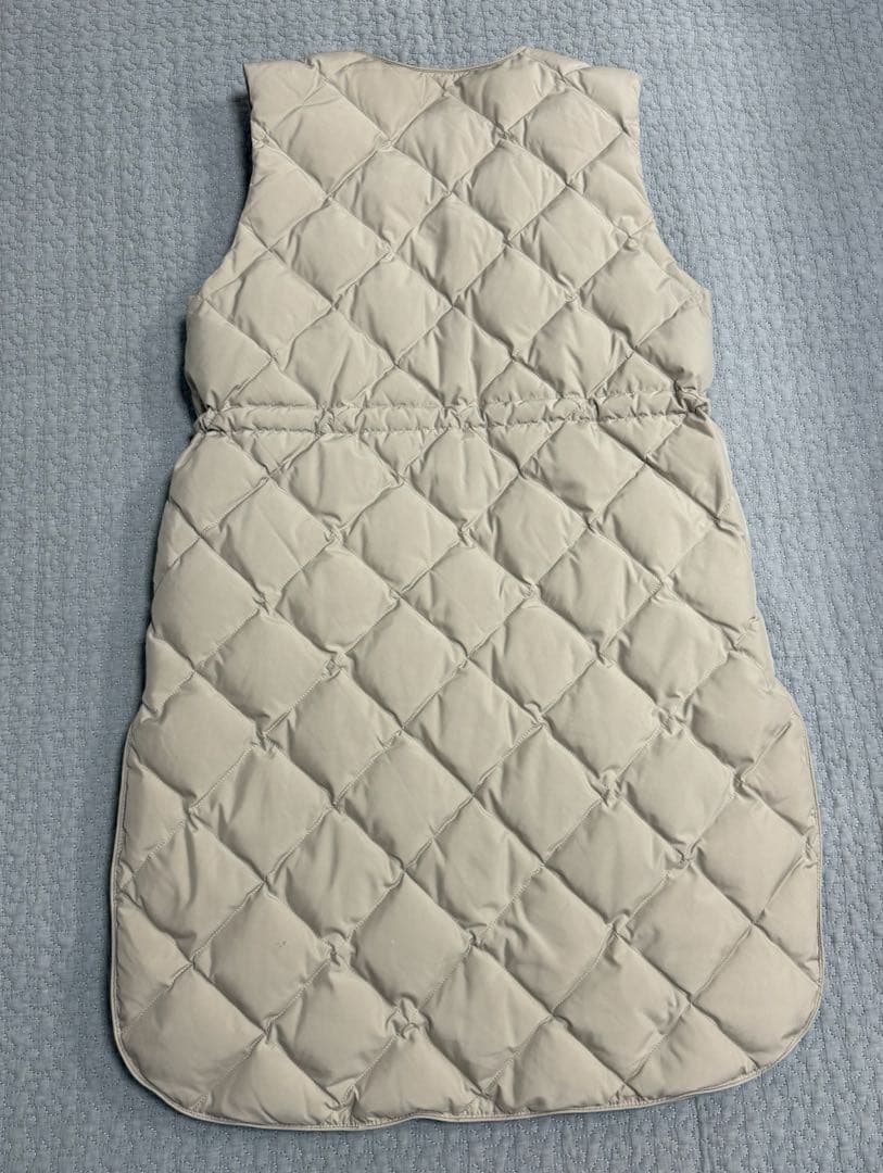 極美品✿UNFILO TION キルティングダウンジレ　M ベージュ