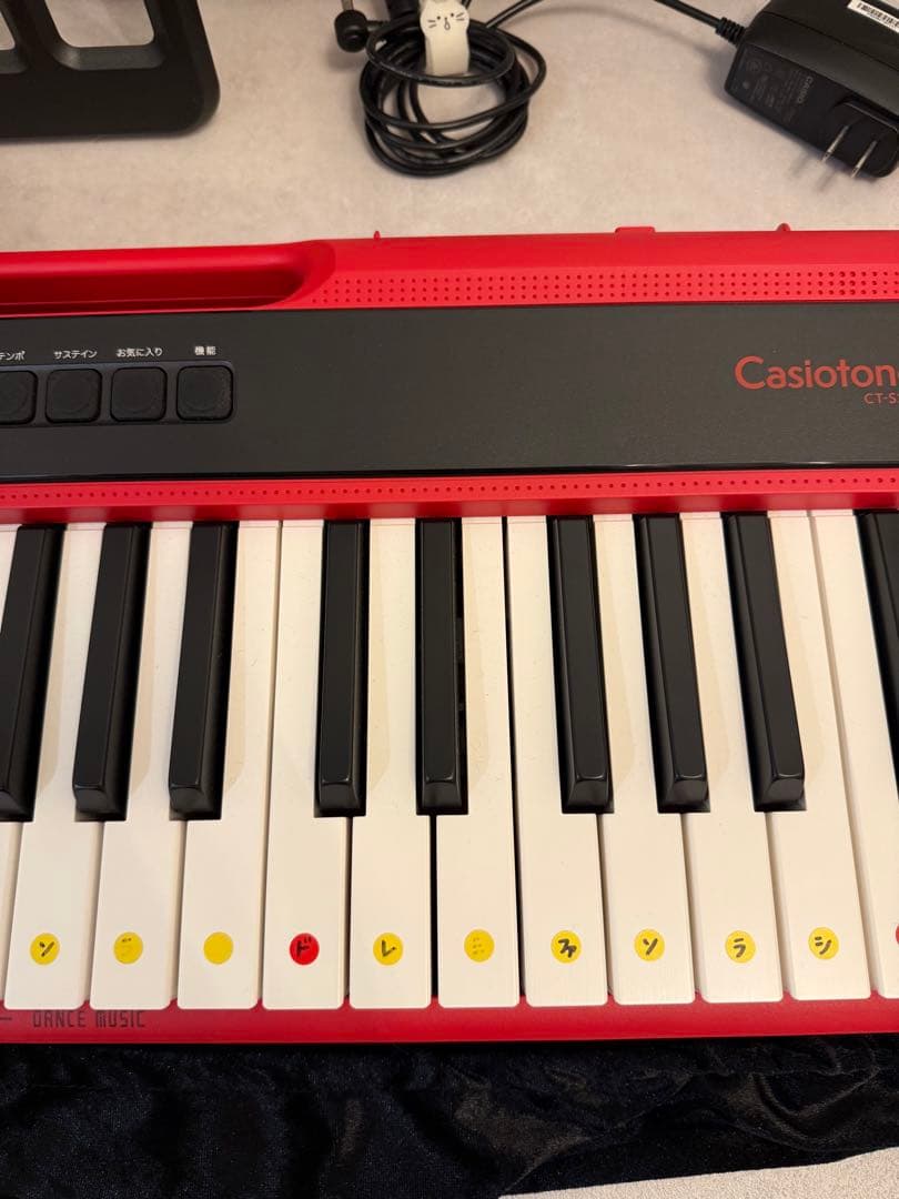 CASIO CT-S200 レッド 61鍵 電子キーボード