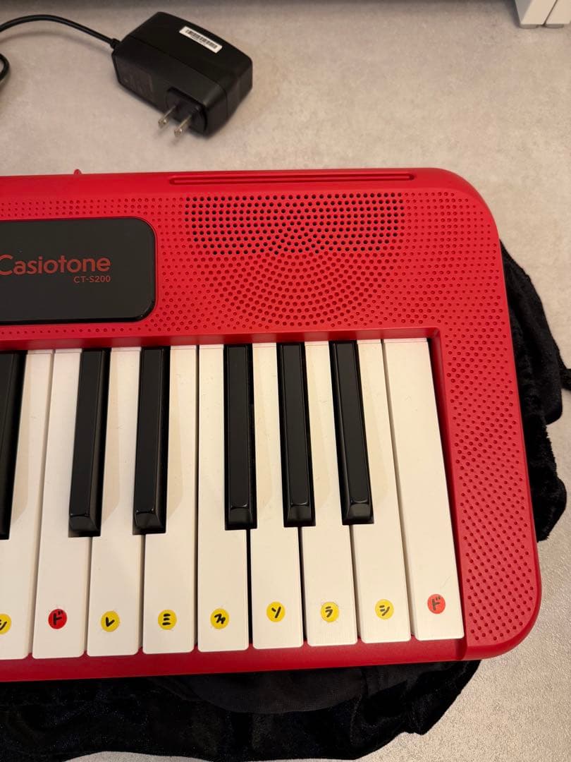 CASIO CT-S200 レッド 61鍵 電子キーボード