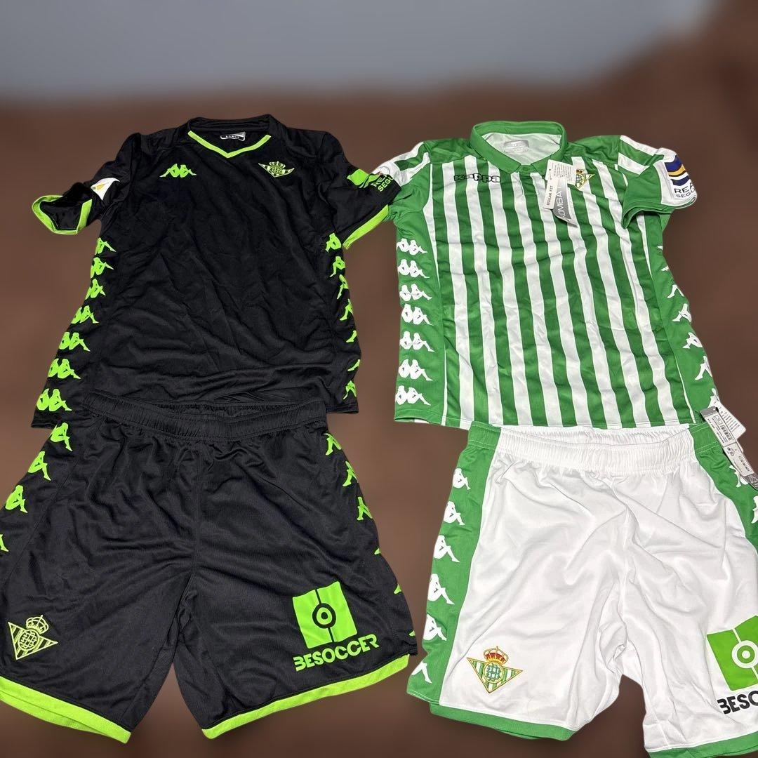 正規品　レアルベティス　ホーム　アウェイ　セットKappa サッカー　Lサイズ
