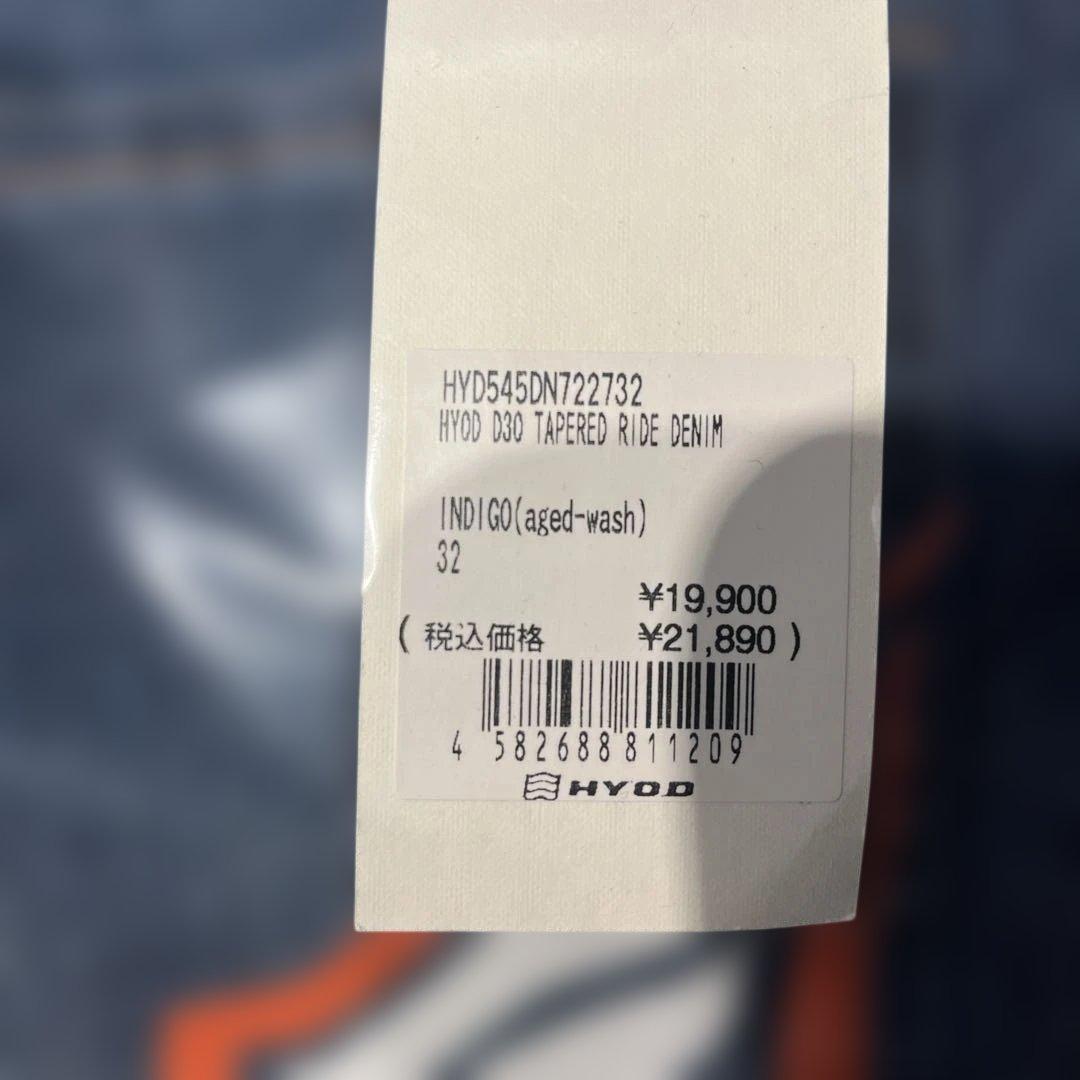 バイクウェア・装備 HYOD D30 Tapered Ride Denim 32