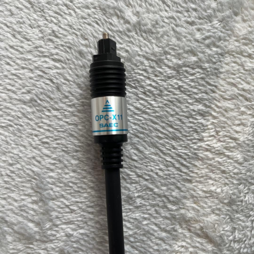 り*り様 SAEC デジタル光ケーブル OPC-X11 角型Tosリンク−光ミニ