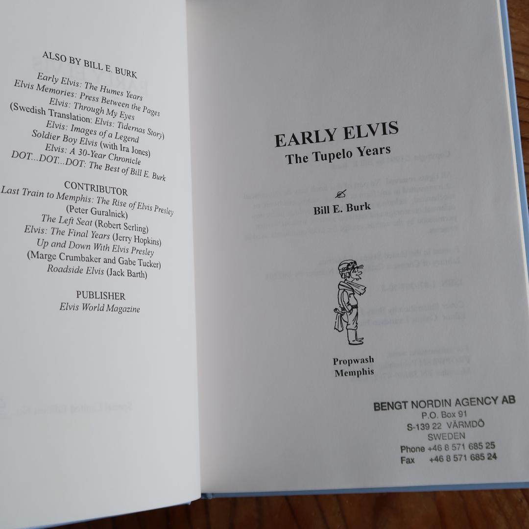 セール！ 洋書『 エルビス・プレスリー：幼少テューペロ時代』著者サイン入り