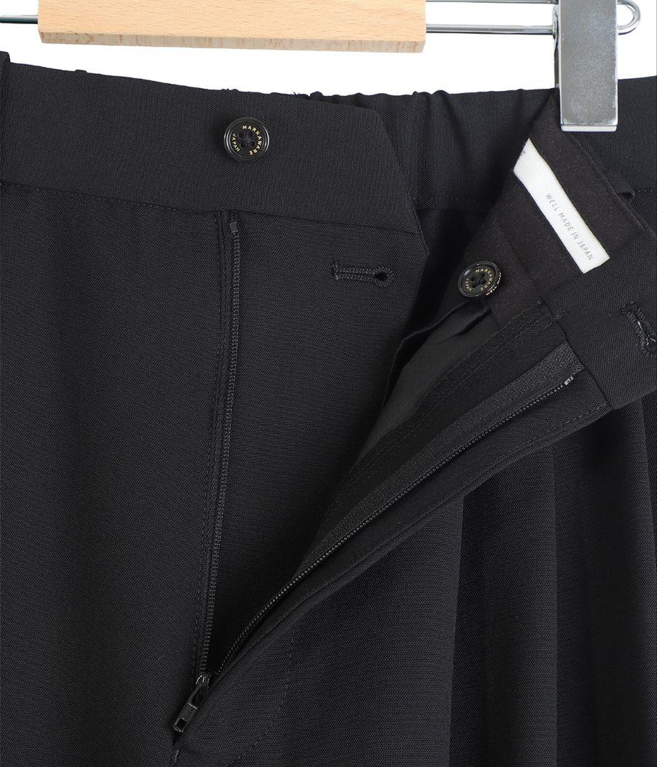 【新品未使用】マーカウェア ウールトロピカルサバイバルクロストリプルプリーテッド