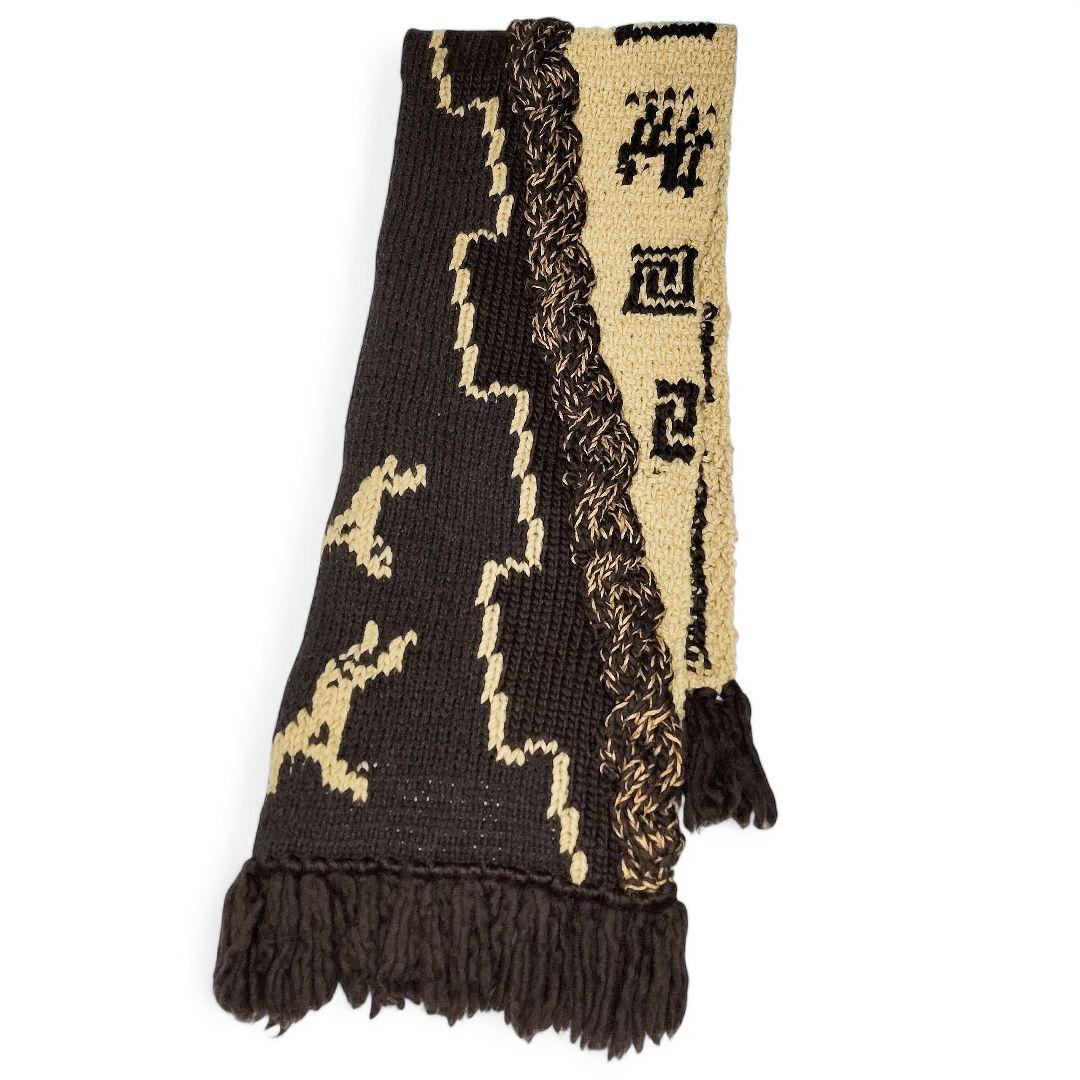 新品 KAPITAL 手編みマフラー キャピタル Kountry カウチン 縮絨