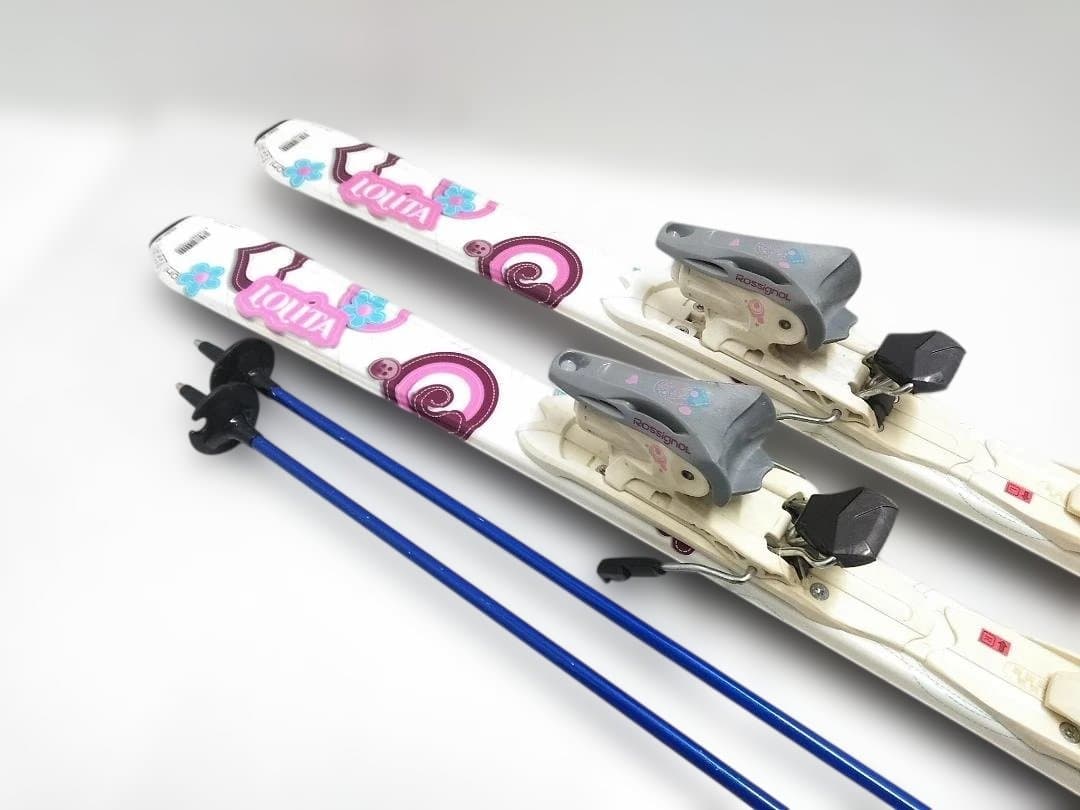 レディーススキー4点セット ロシニョール LOLITA 140cmブーツ24cm