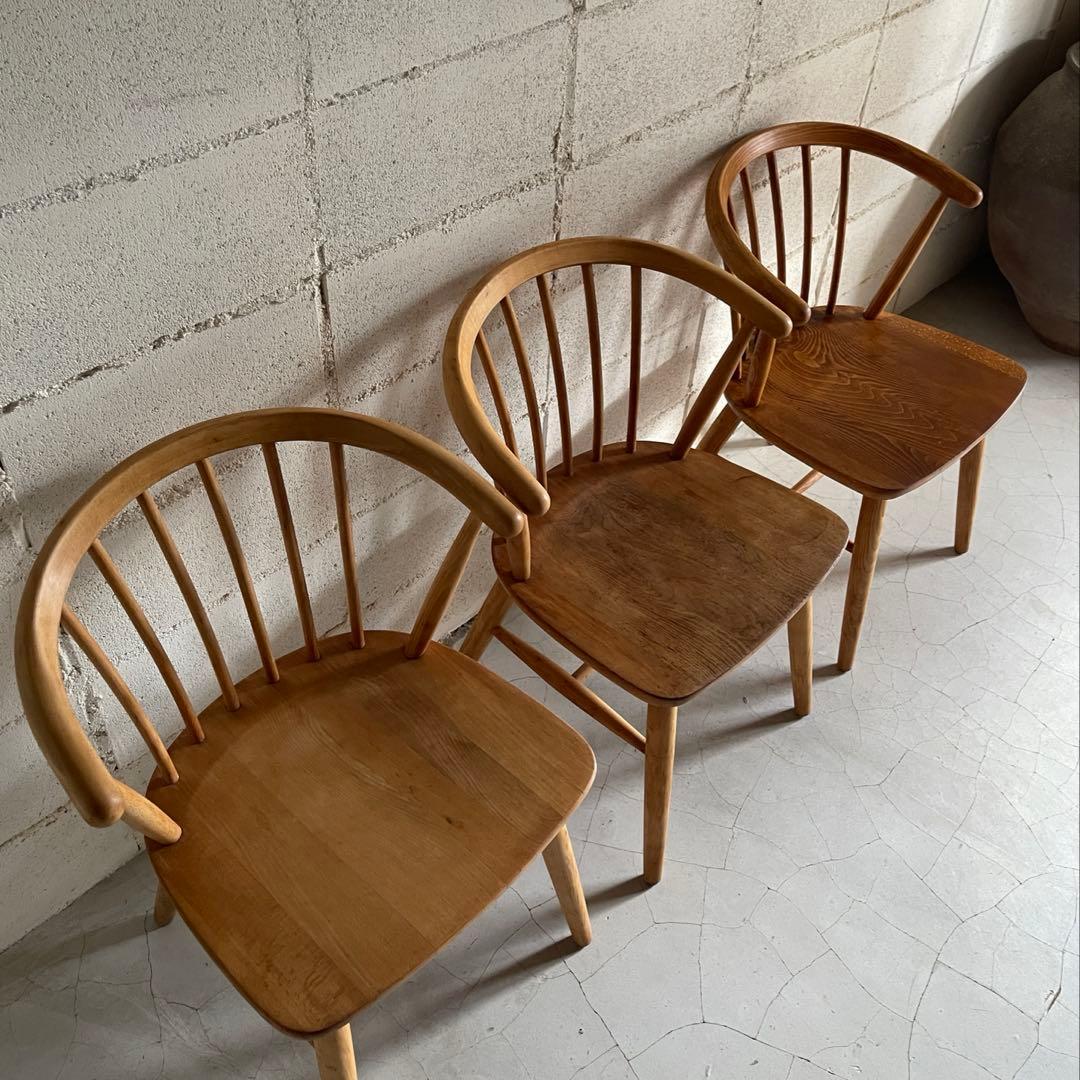 arinamin ③ KASHIWA 柏木工　ウィンザーチェア　オーク無垢