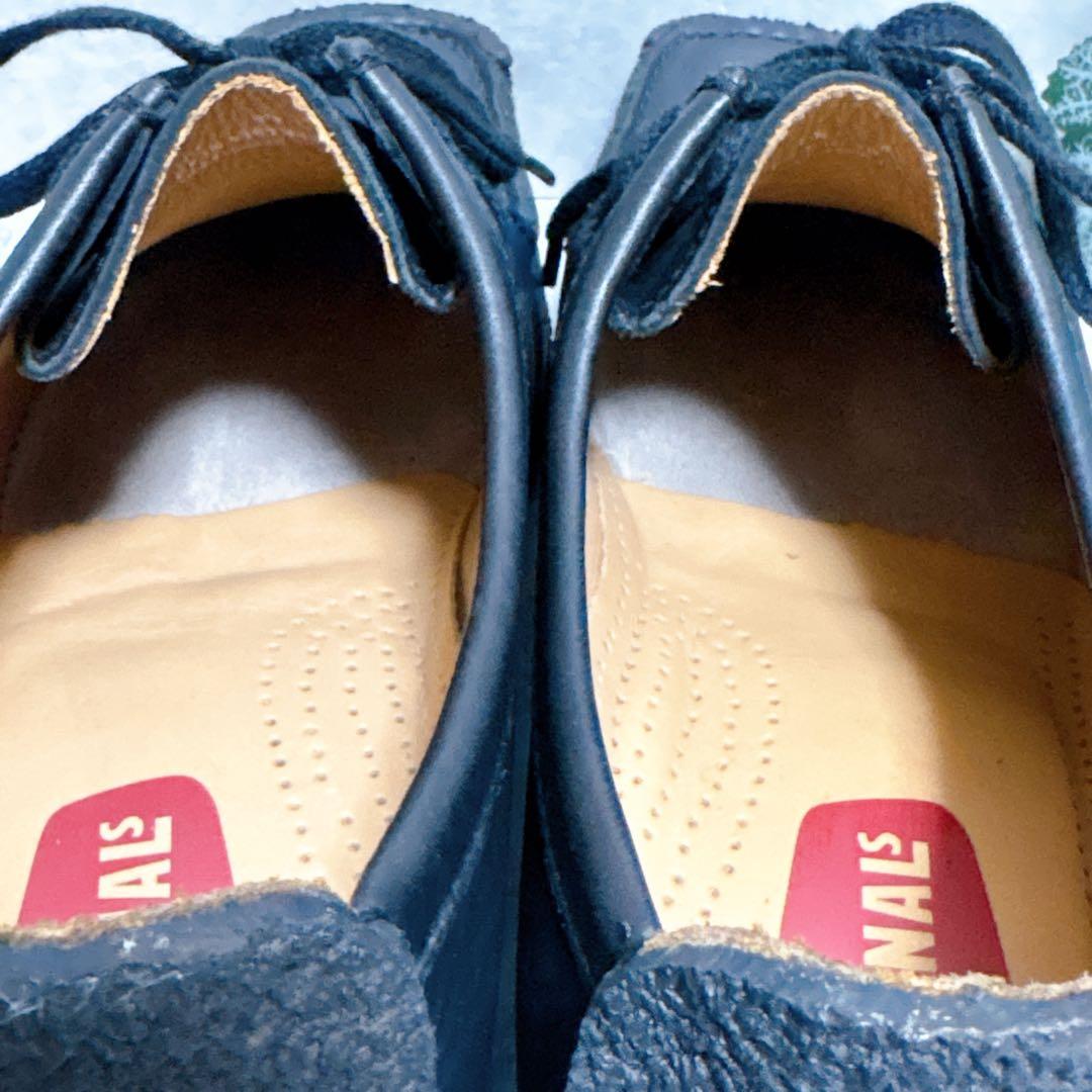 極美品【Clarks クラークス】ナタリー ワラビー 革靴 UK9 本革 黒