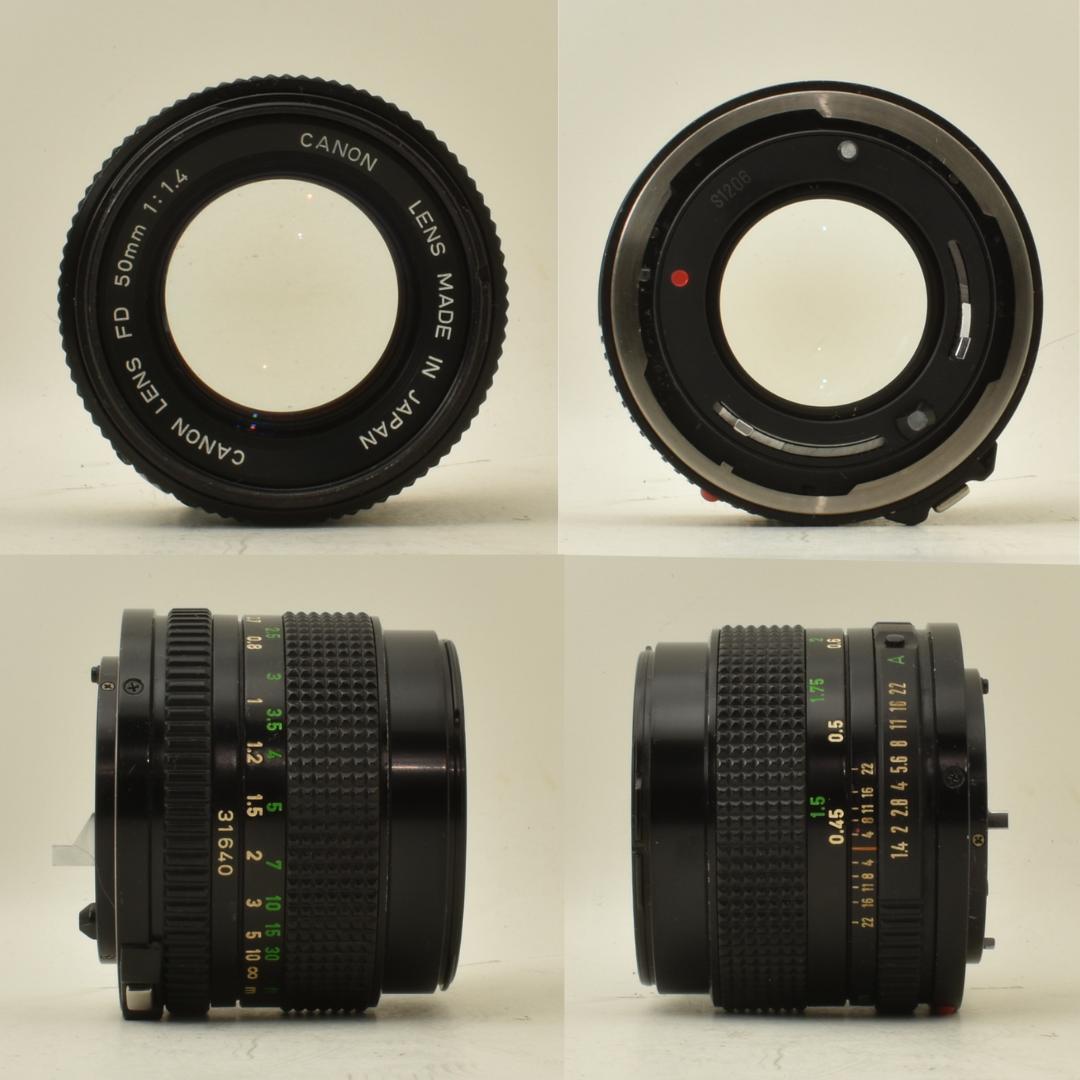 整備済 完動 Canon AE-1 Program Black NFD F1.4