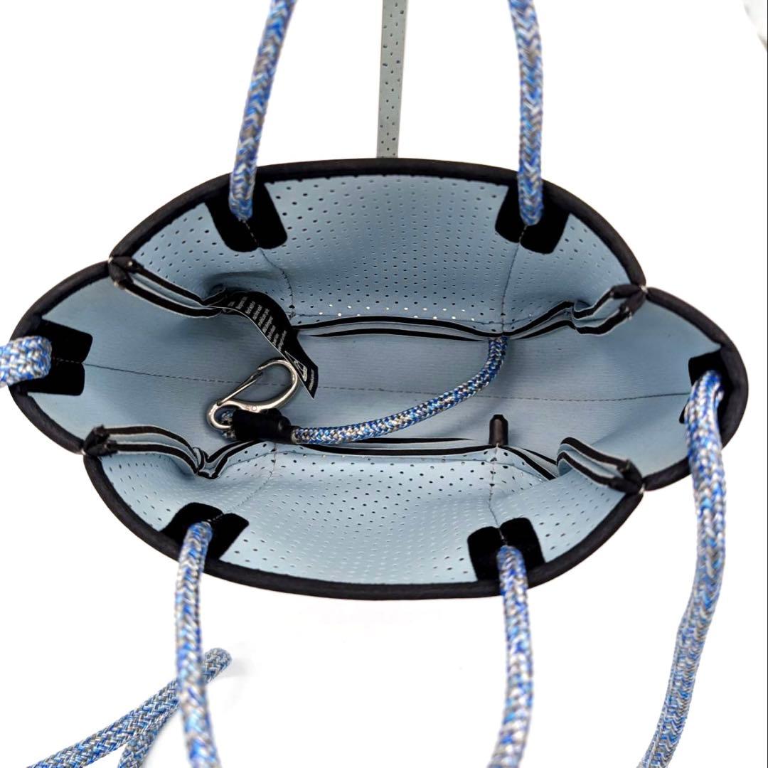 ステイトオブエスケープ✨2way ショルダー　トートバッグ　マイクロ　ブルー