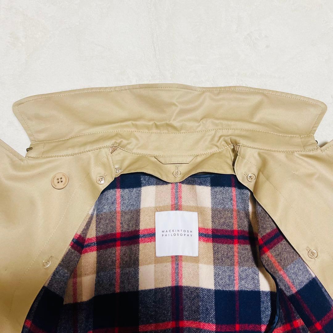 【極美品】マッキントッシュフィロソフィー トレンチコート サイズ40 ベージュ
