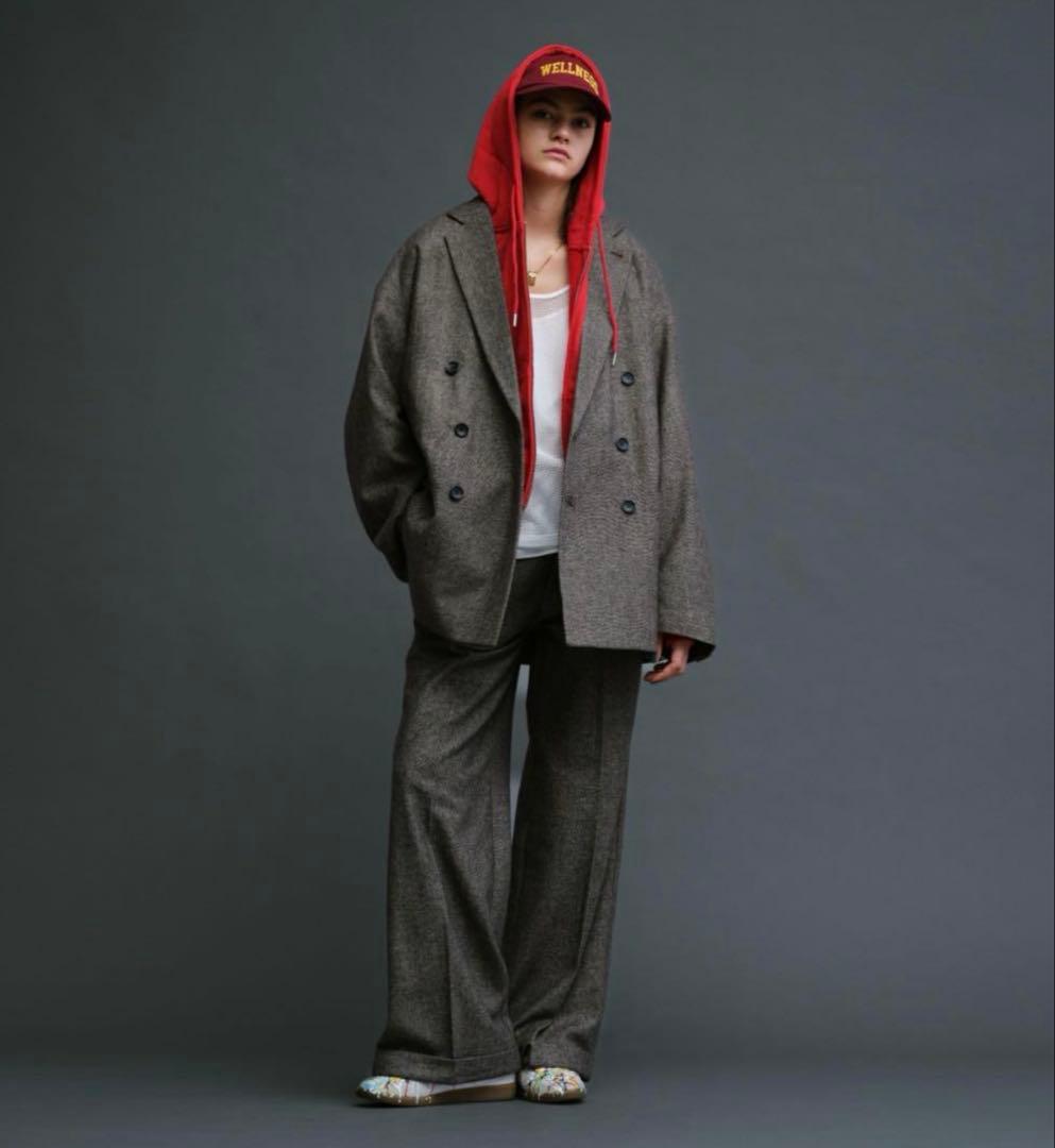 soerte オーバーサイズダブルブレストセットアップ