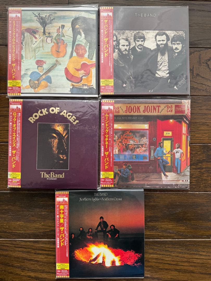The Band 名盤アルバム(紙ジャケットCD)5枚セット