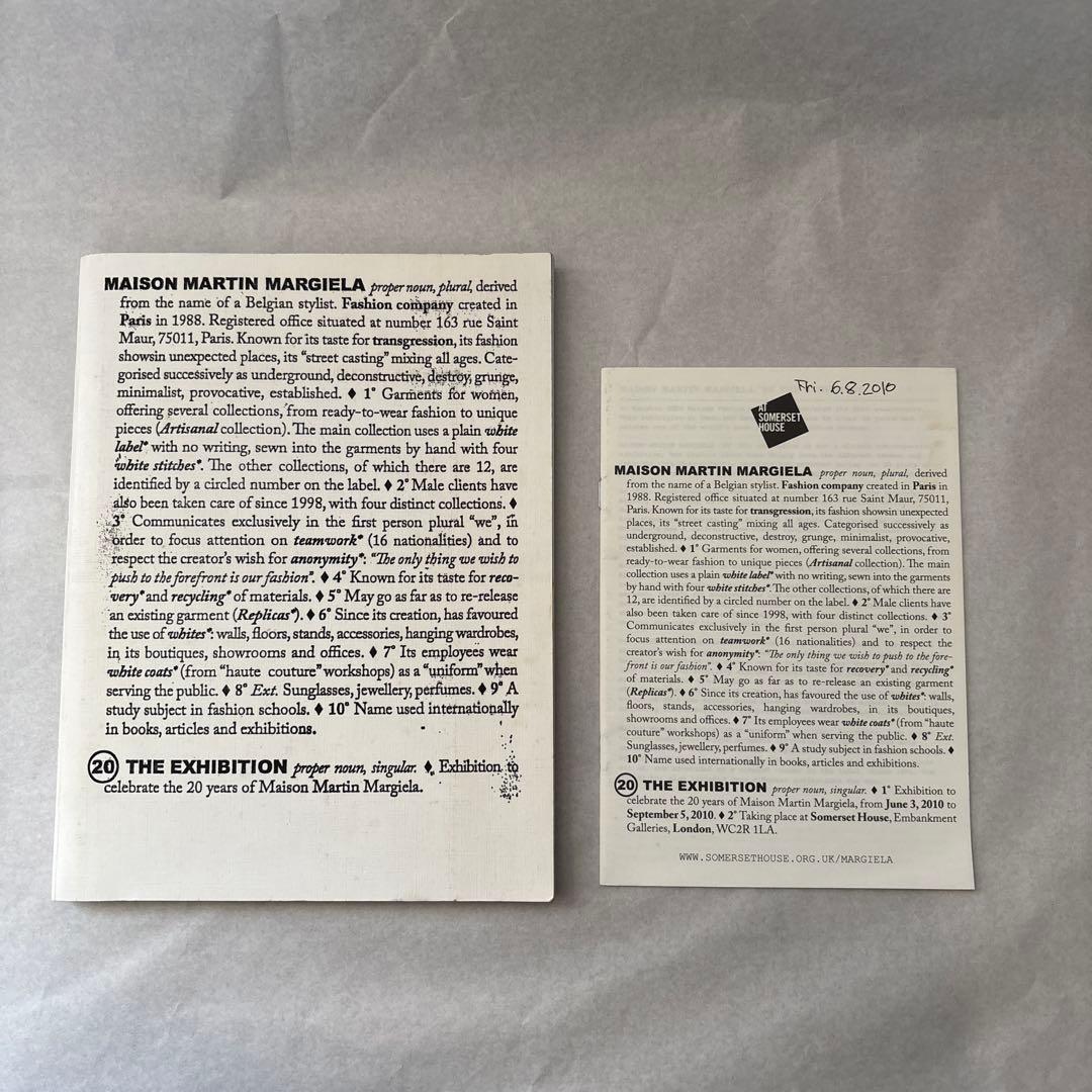 洋書 Maison Martin Margiela 20 The Exhibition