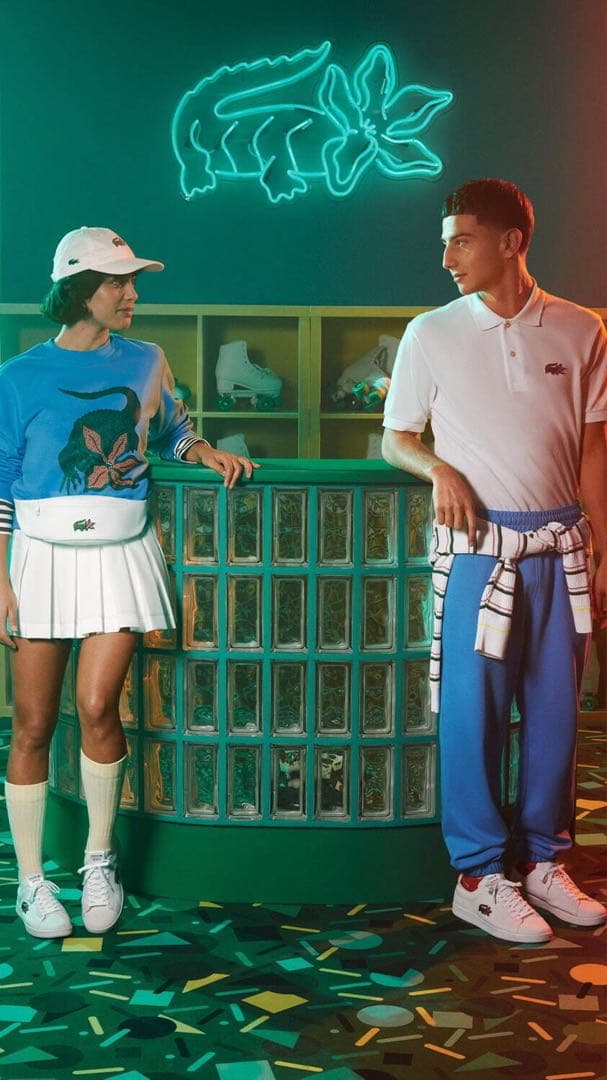 LACOSTE×ストレンジャーシングス Netflix スウェット トレーナー