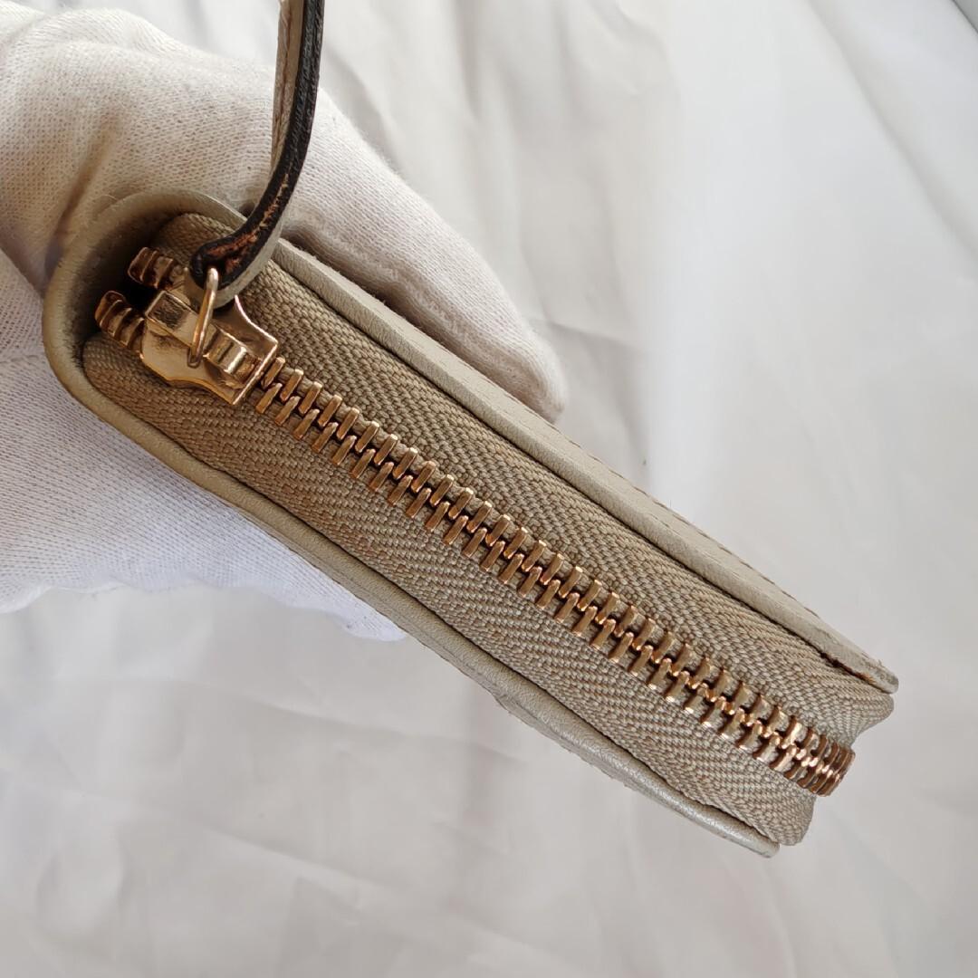 美品　GUCCI　インターロッキング　長財布　コンチネンタル　キャンバス