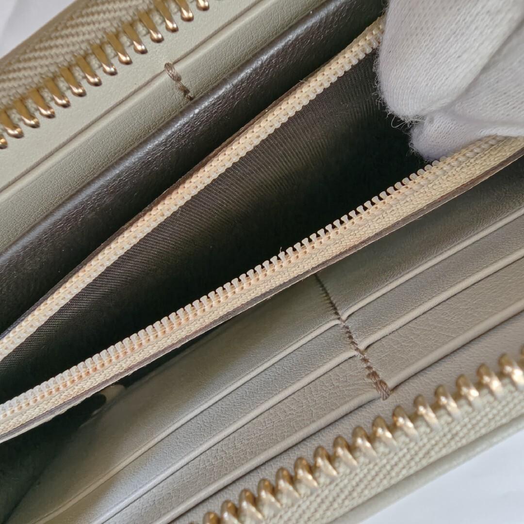 美品　GUCCI　インターロッキング　長財布　コンチネンタル　キャンバス