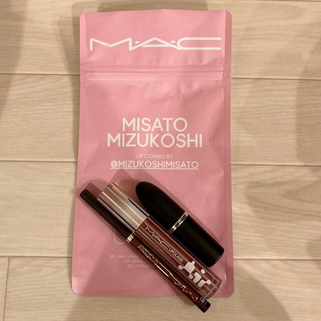 MAC 水越みさとコラボ リップコンボ ピンク
