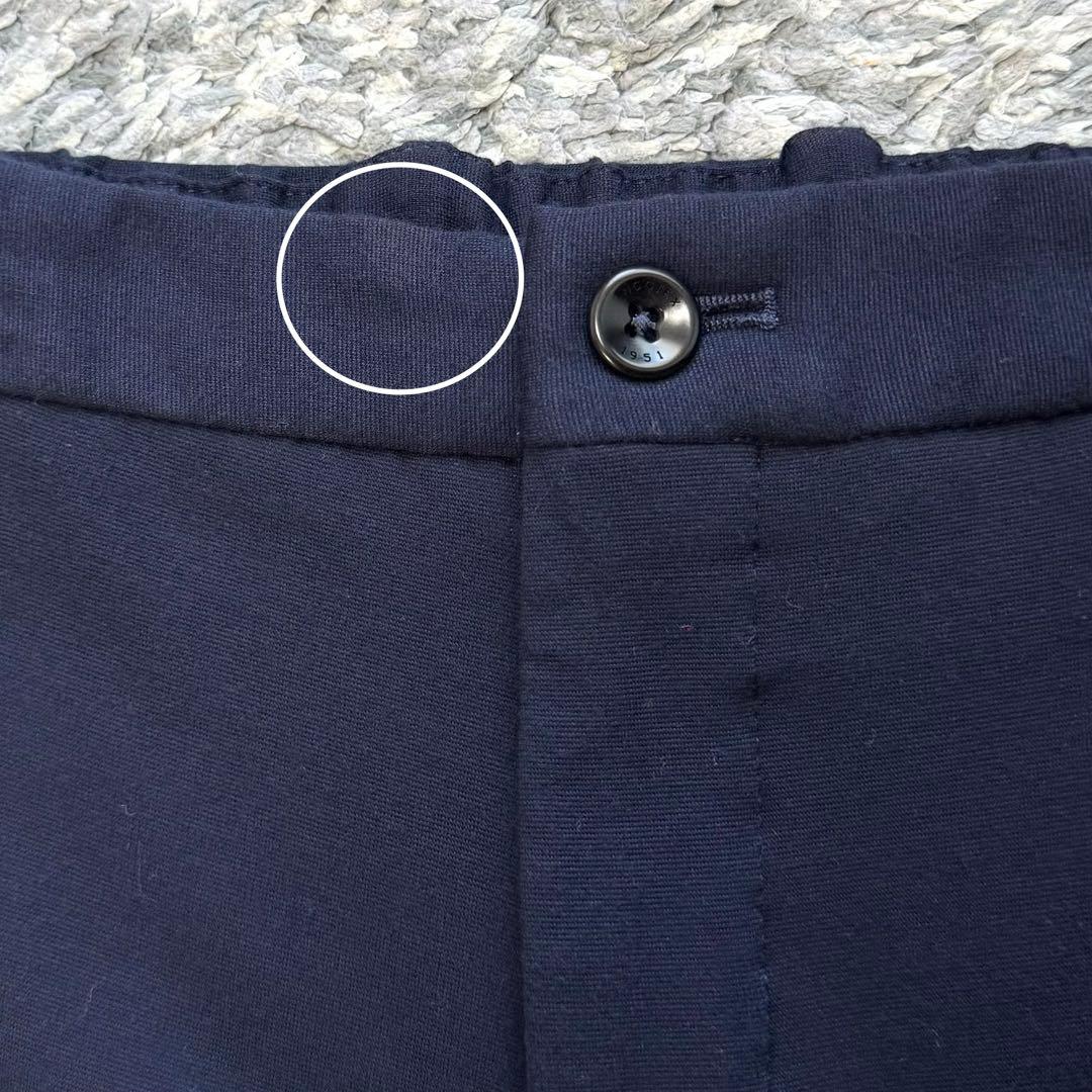 定価3.9万 インコテックス ハイコンフォート ジャージー ノープリーツ パンツ